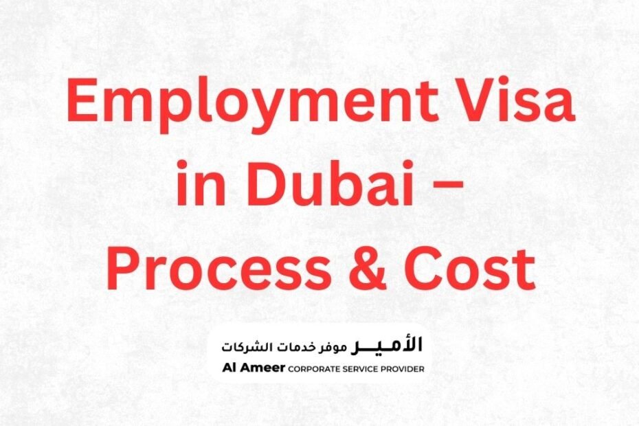 Employment Visa in Dubai – Process & Cost