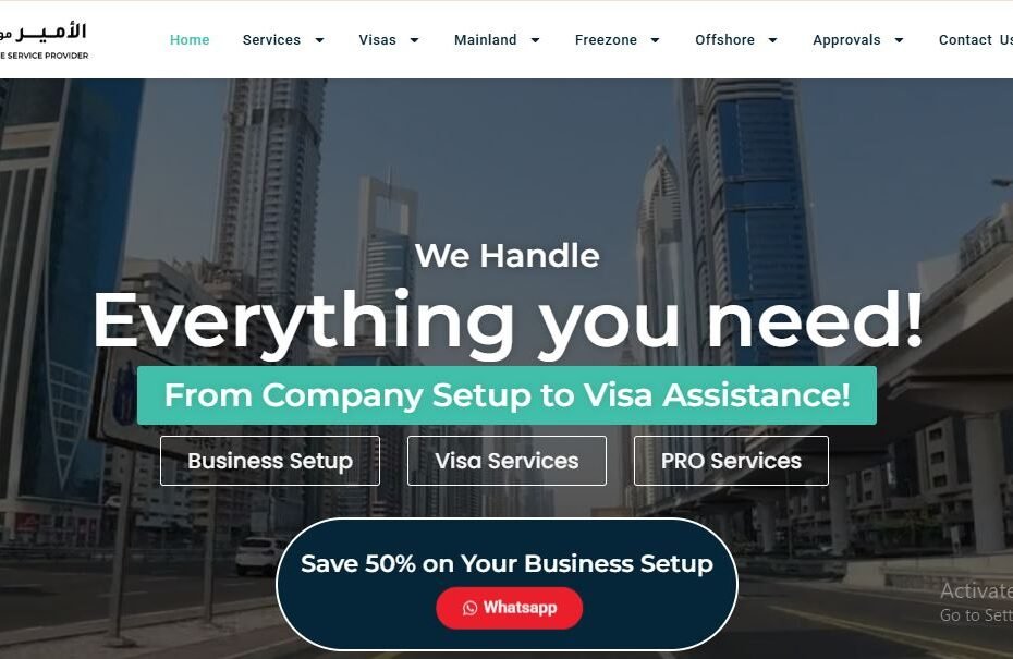 al-ameer-corporate-services-in-dubai-uae-visa-services-business-setup-home-page